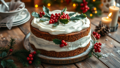 Bolo de Natal Low Carb