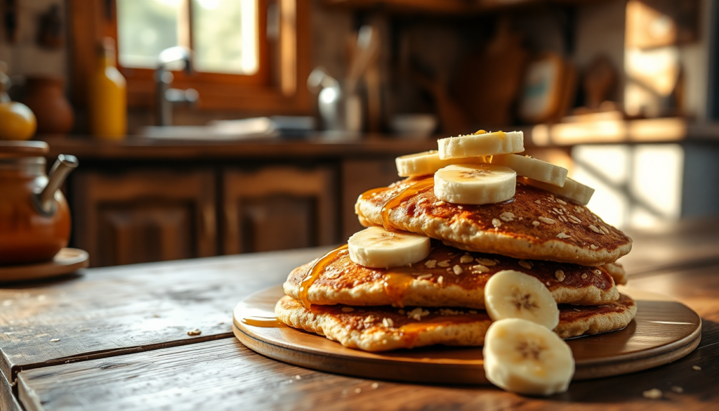 Panquecas de Aveia e Banana
