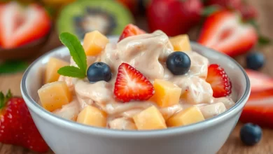 Salada de Frutas Cremosa